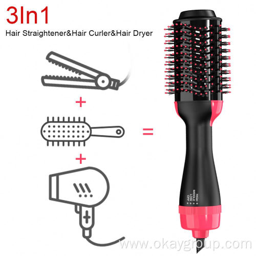 Hot Air Hair Blow Dryer Brush Volumizer